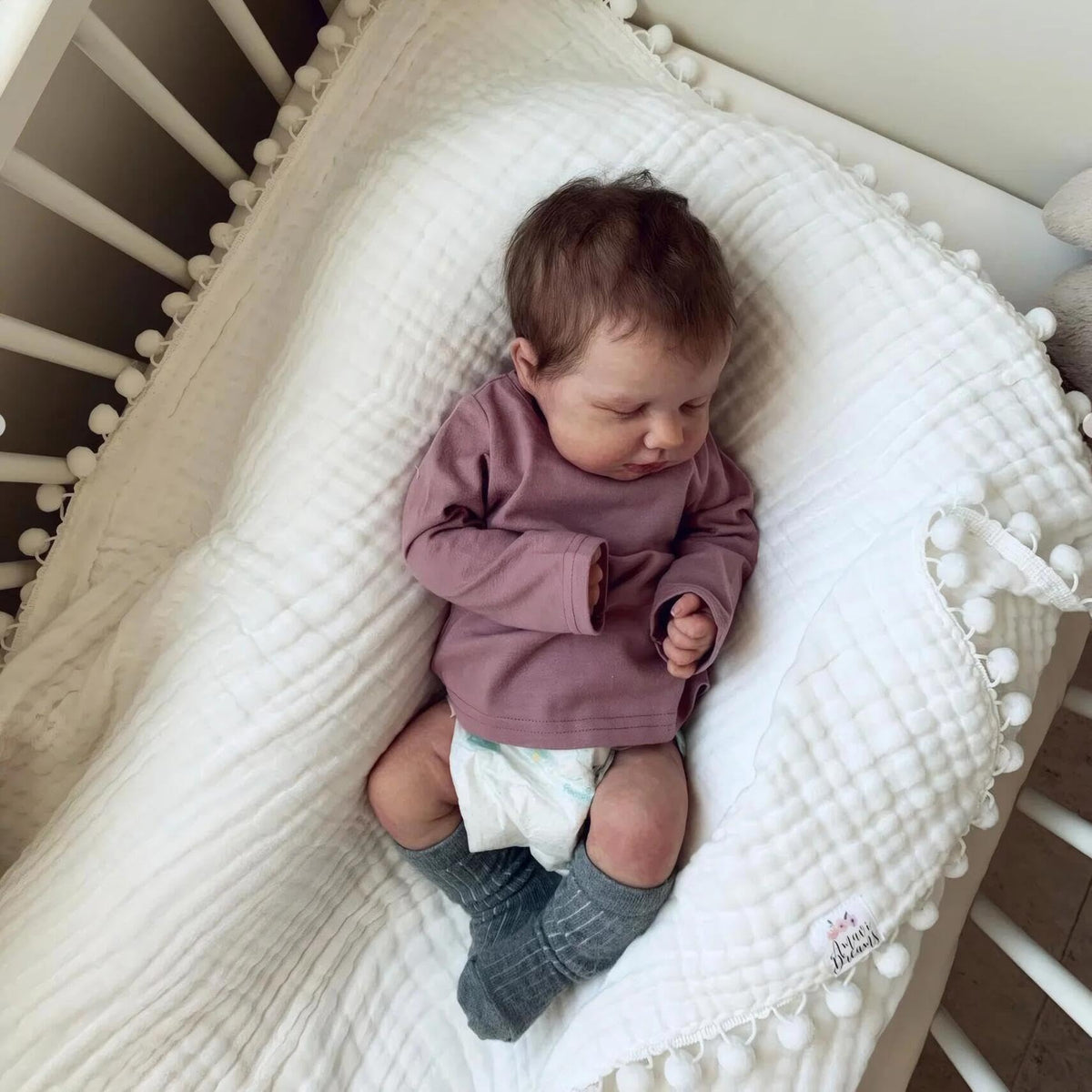 20 Inch Realistic Silicone Reborn Baby Doll Boy with Rooted Hair D128615
