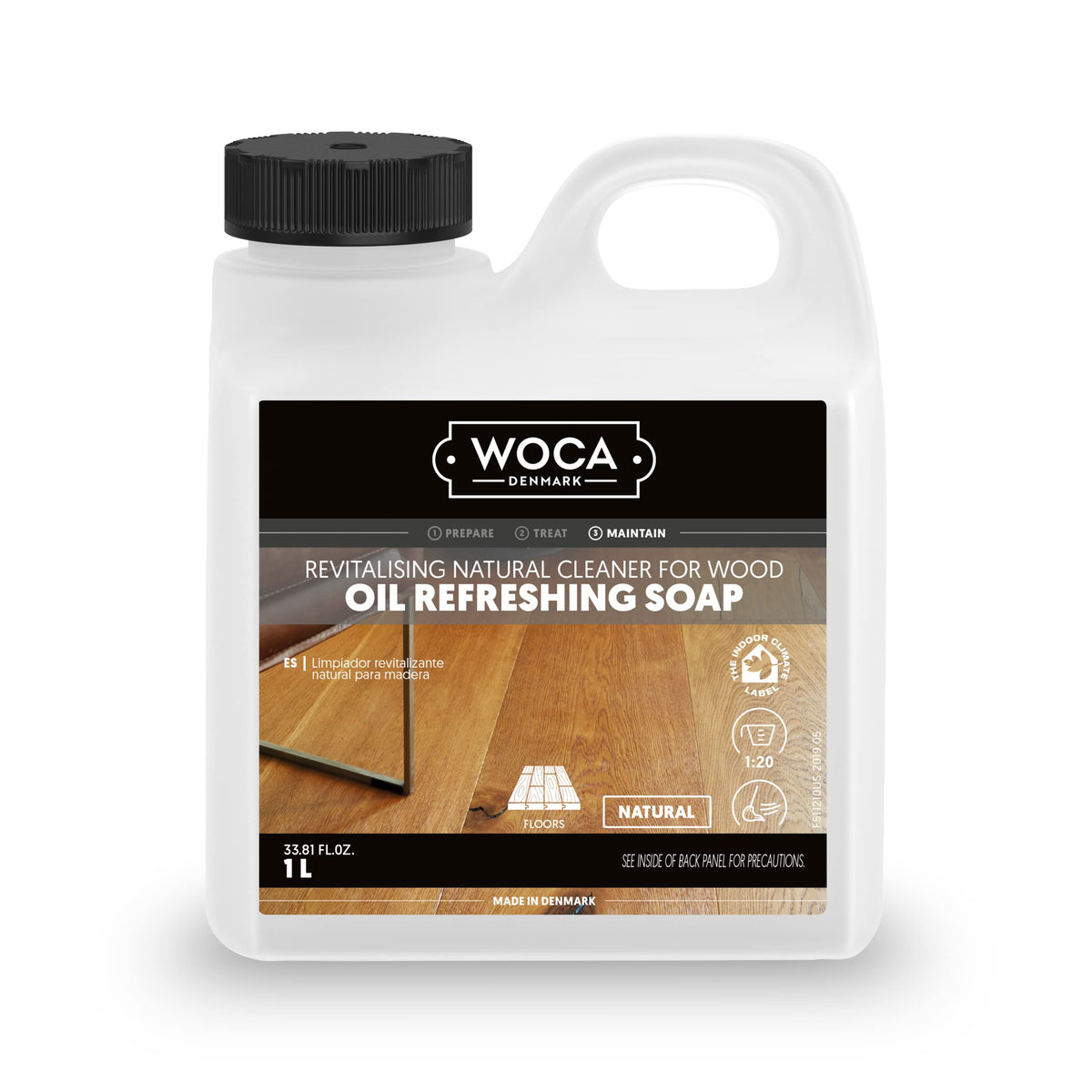 Natural 1L Plant-Based Oil Soap Wood Floor Cleaner A633321