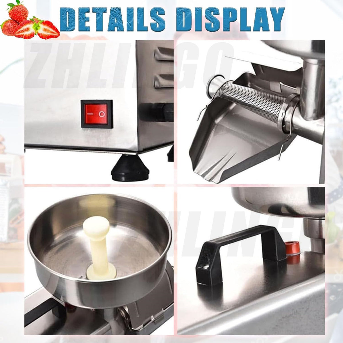 450W Stainless Steel Tomato Strainer Machine W23873