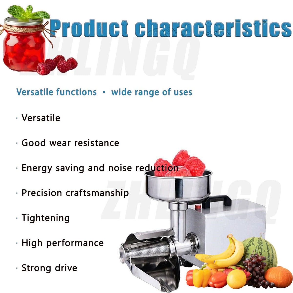 450W Stainless Steel Tomato Strainer Machine W23873