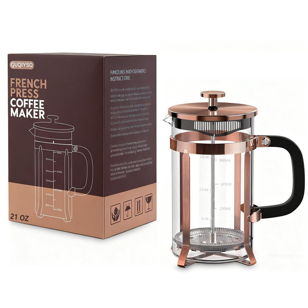 French Press Coffee Maker Borosilicate Glass S94757