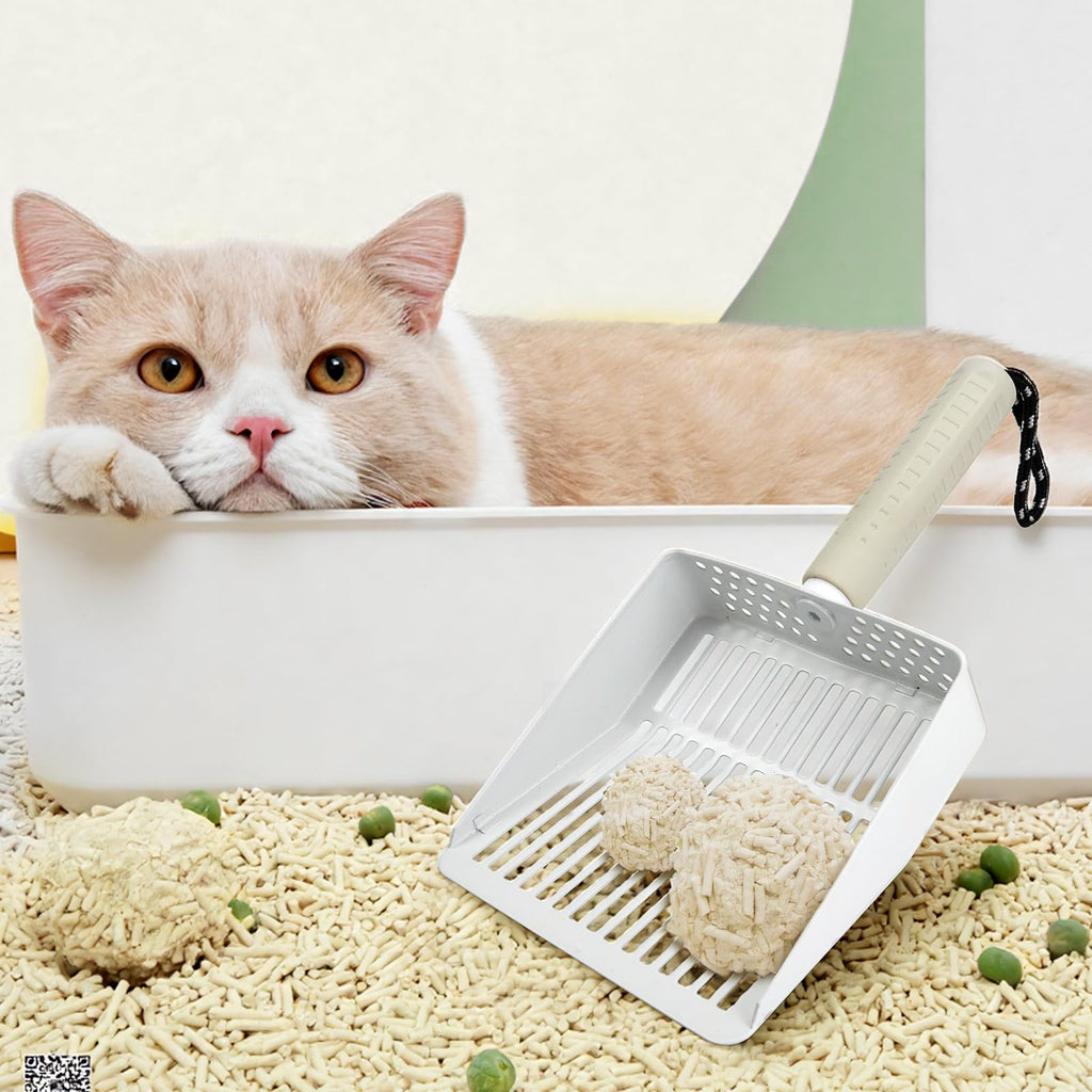 Stainless Steel Cat Litter Scoop with Holder M833117