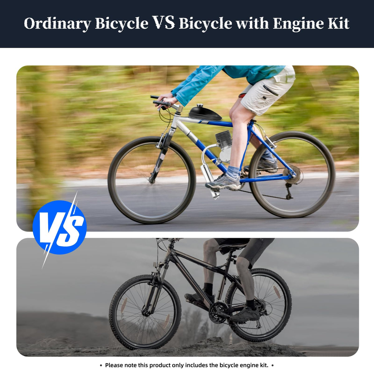 2 Stroke Air-Cooling Bicycle Motor Kit A282