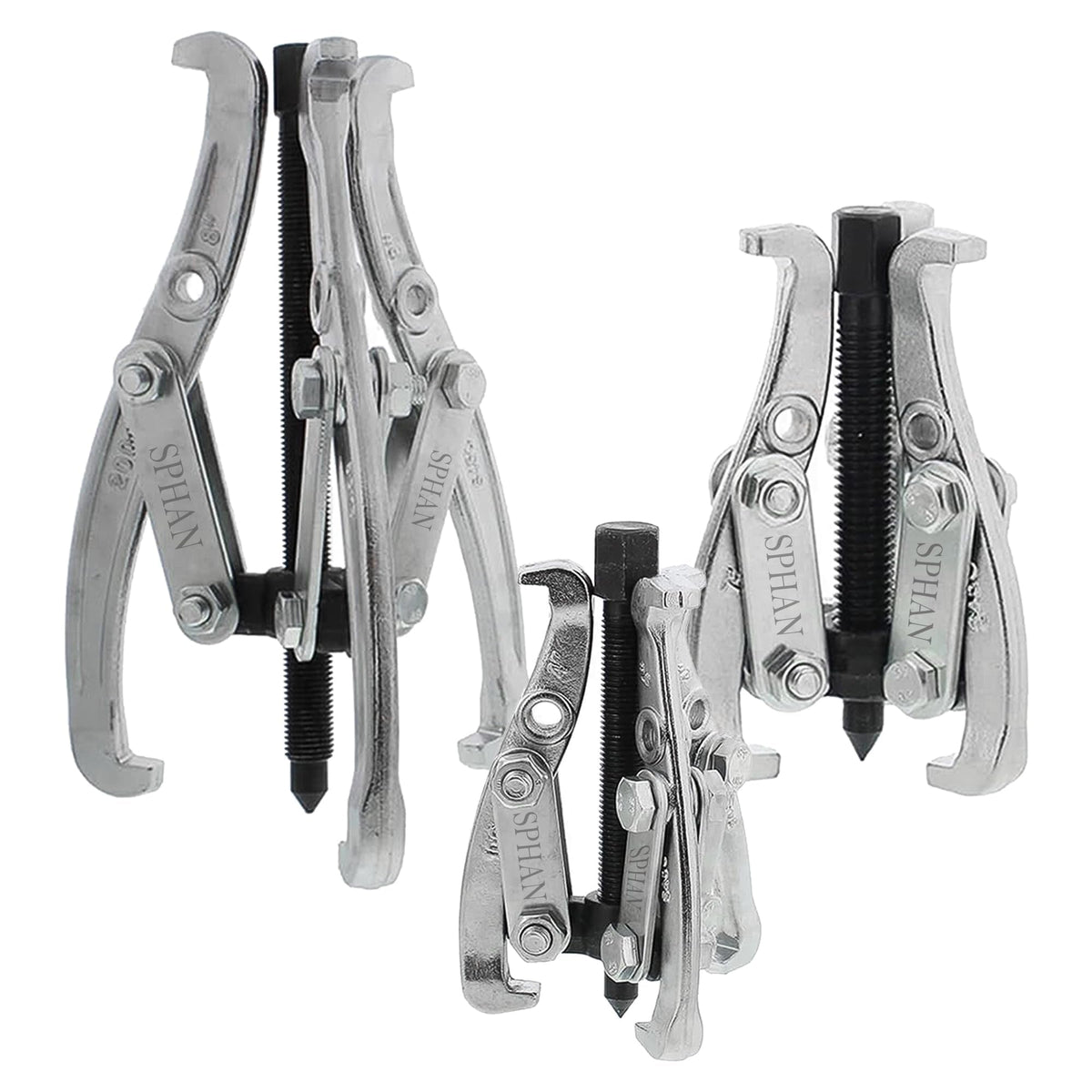 3 Jaw Gear Puller Set with Reversible Jaws Q464