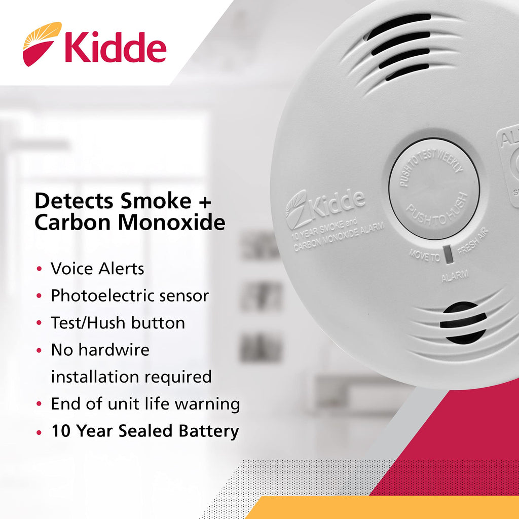 Smoke & Carbon Monoxide Alarm with Voice Warning R42160