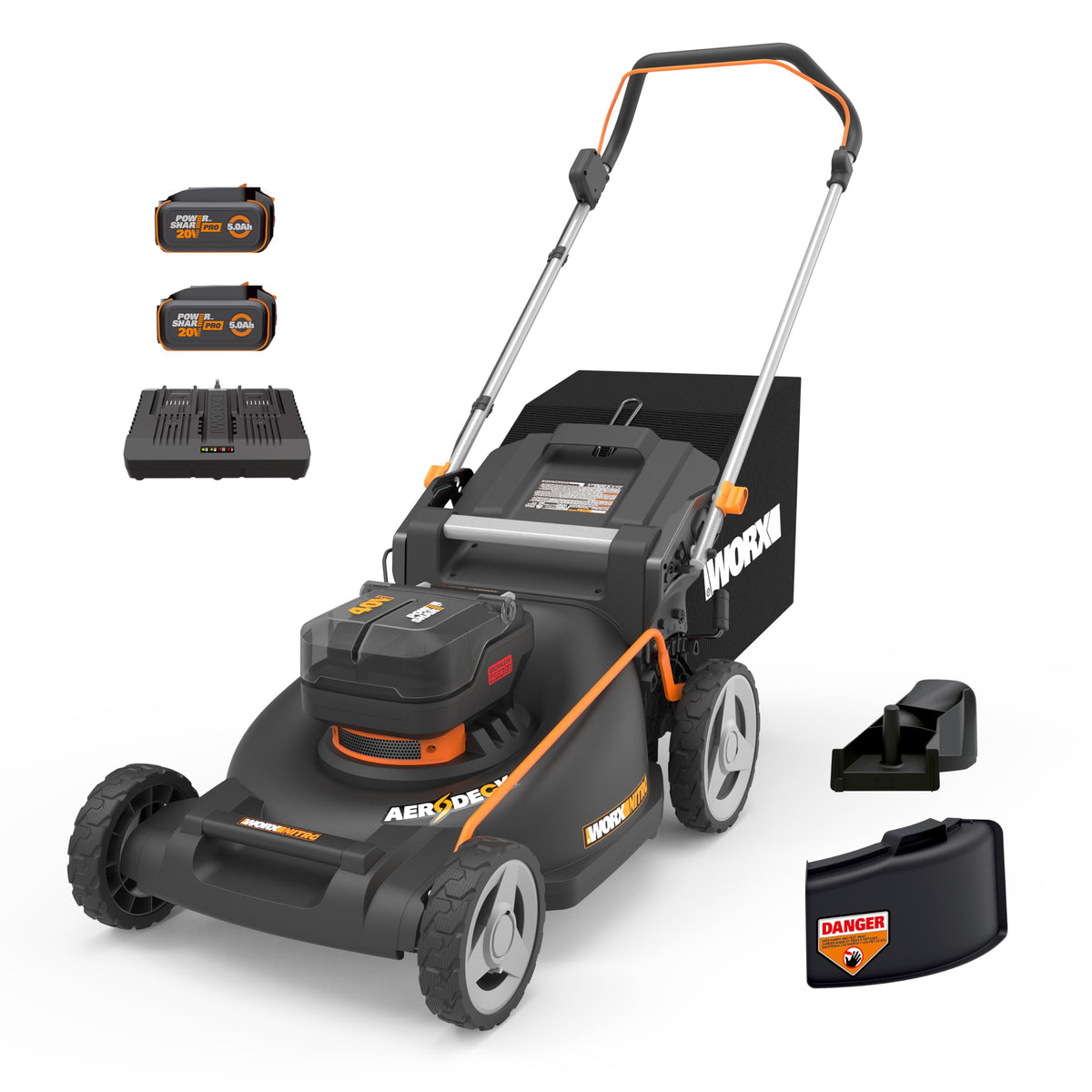 Cordless Lawn Mower, 40V 21" 3-in-1 Grass Mower Q29268