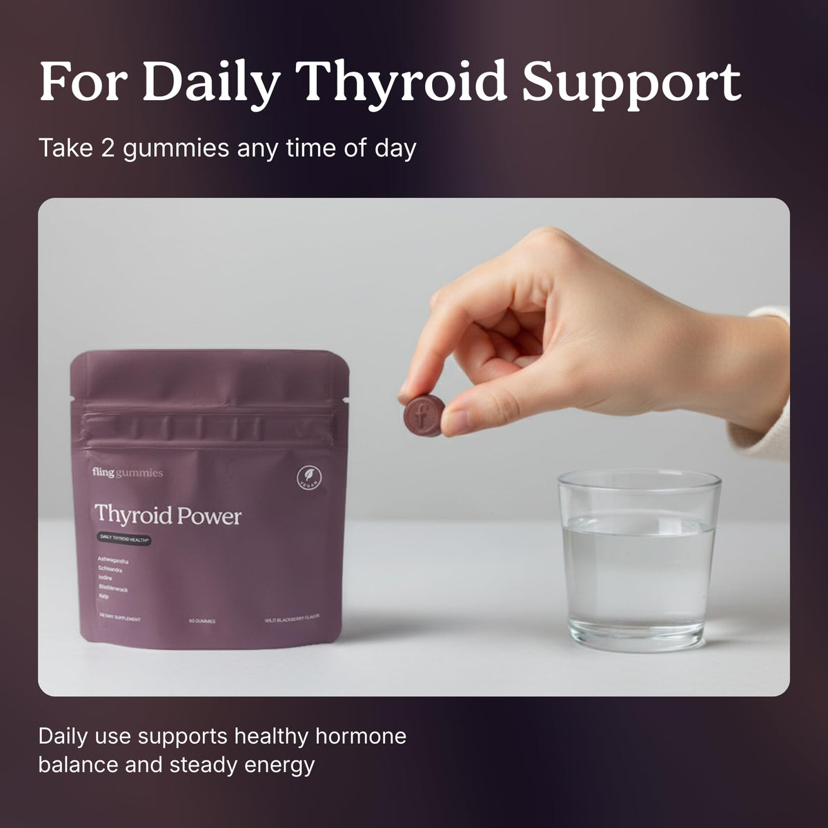 Thyroid Support Gummies 60 Count U862