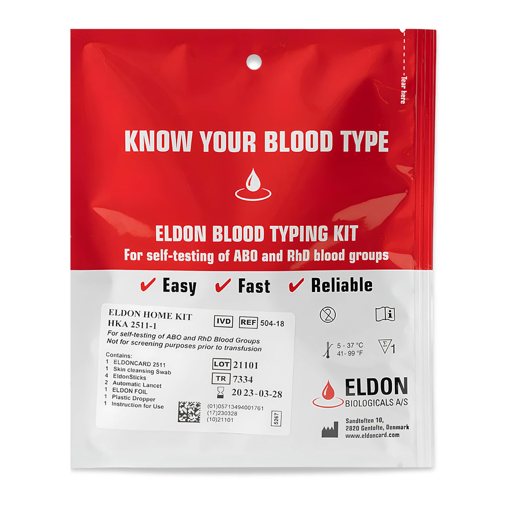 Home Blood Typing Kit L641