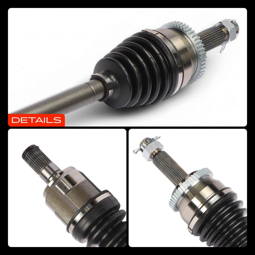 Set of 2 Front CV Axle Shaft Assembly B201
