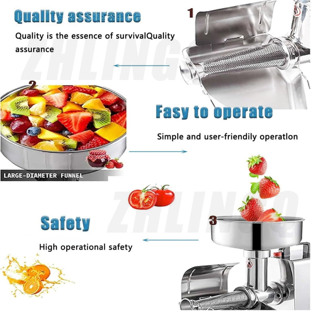 450W Stainless Steel Tomato Strainer Machine W23873