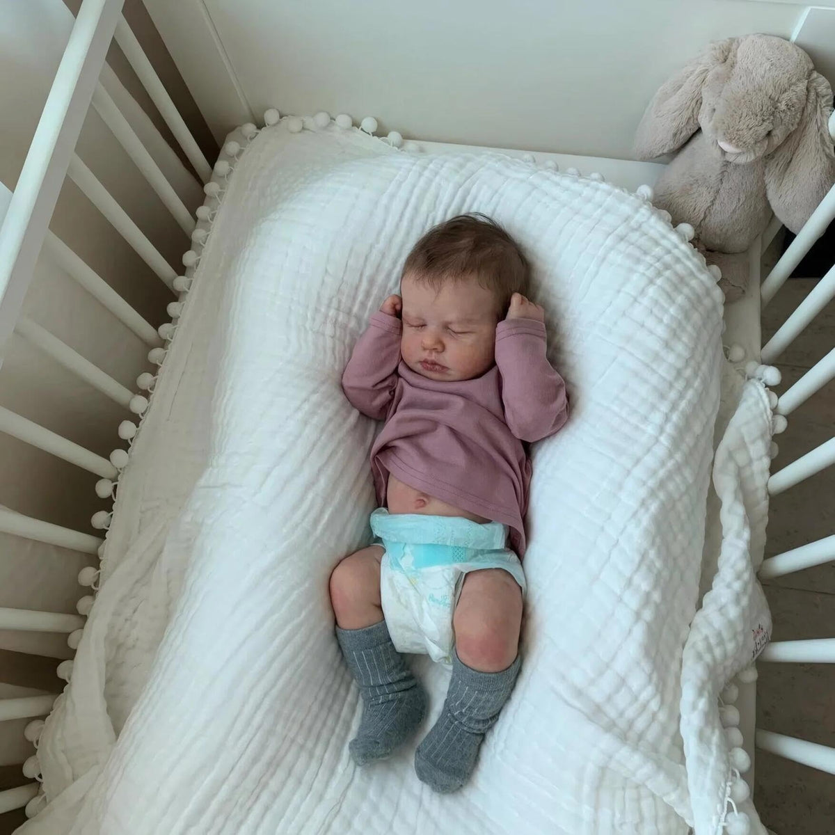 20 Inch Realistic Silicone Reborn Baby Doll Boy with Rooted Hair D128615