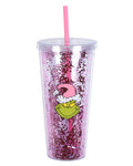 Pink 22 oz Insulated Tumbler with Straw N2209