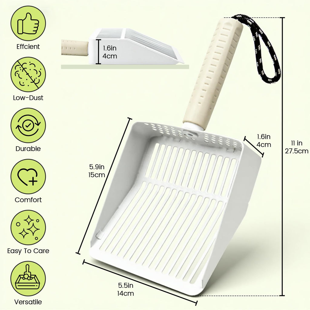 Stainless Steel Cat Litter Scoop with Holder M833117