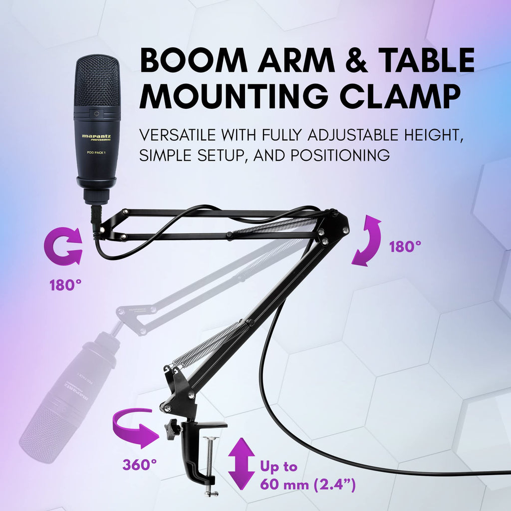 USB Microphone with Boom Arm D589602