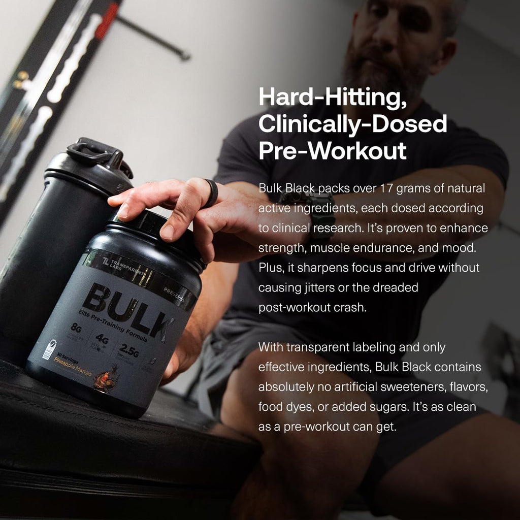 Sugar Free Pre Workout with Beta Alanine, Citrulline Malate & Caffeine, 30 Servings F5267