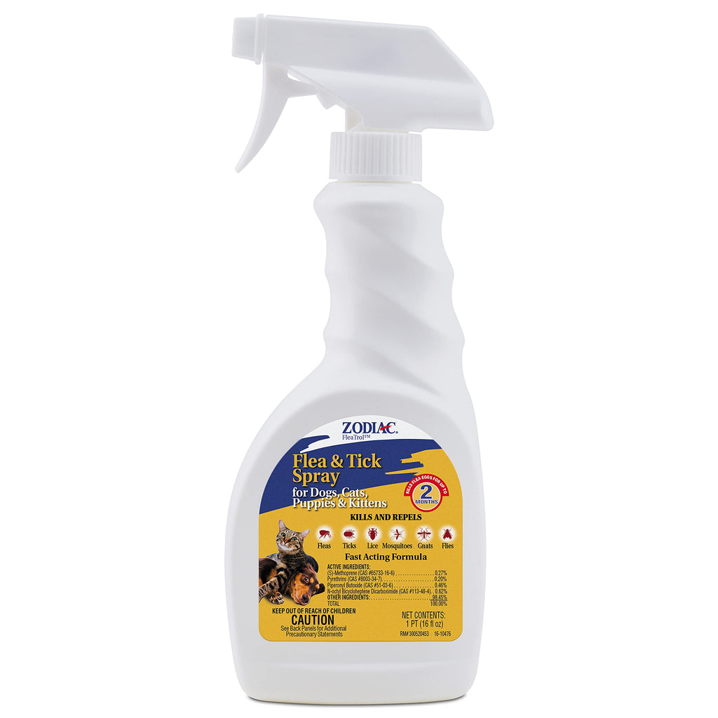 Flea & Tick Spray 16 fluid ounces J835