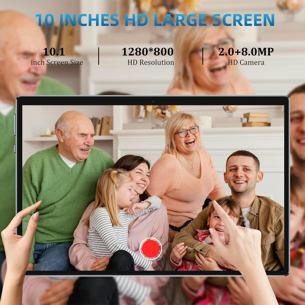 10 inch Tablet 12GB RAM 64GB ROM Black I387505