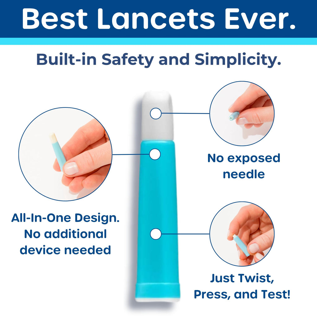 Blood Glucose Monitor Kit with 50 Test Strips and 60 Lancets G44217