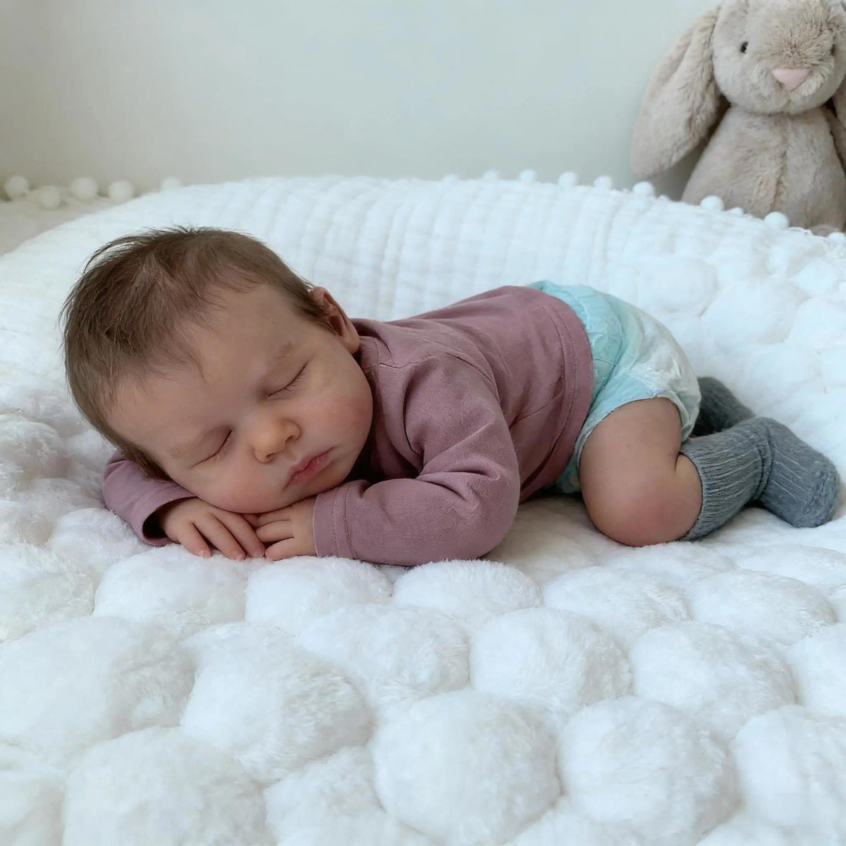 20 Inch Realistic Silicone Reborn Baby Doll Boy with Rooted Hair D128615