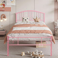 Twin Size Metal Bed Frame with Headboard and Footboard C254