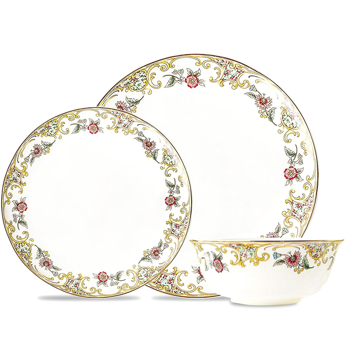Bone China 12-Piece Dinnerware Set F272488