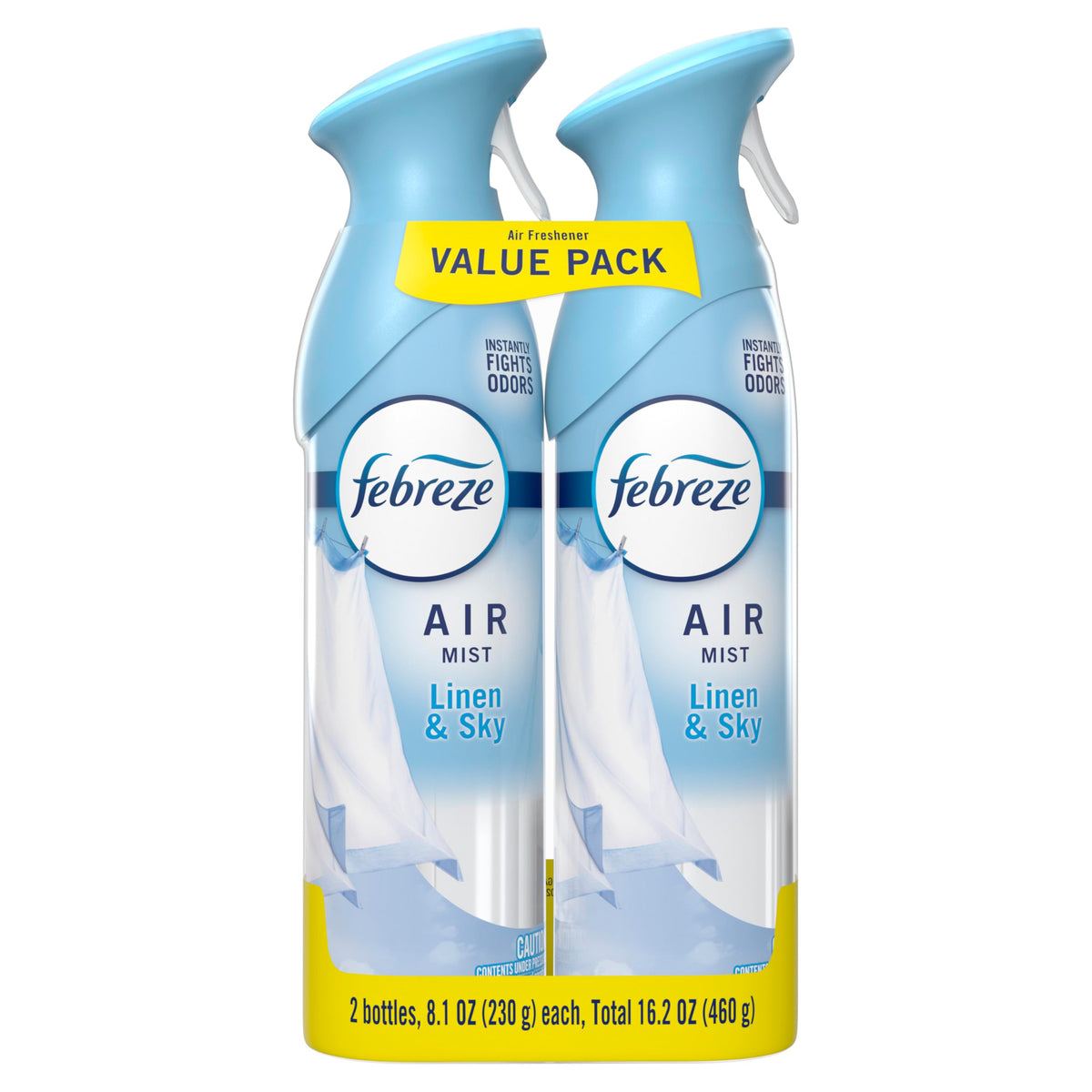 Air Freshener Spray Linen & Sky Scent 8.1oz Pack of 2 Z732