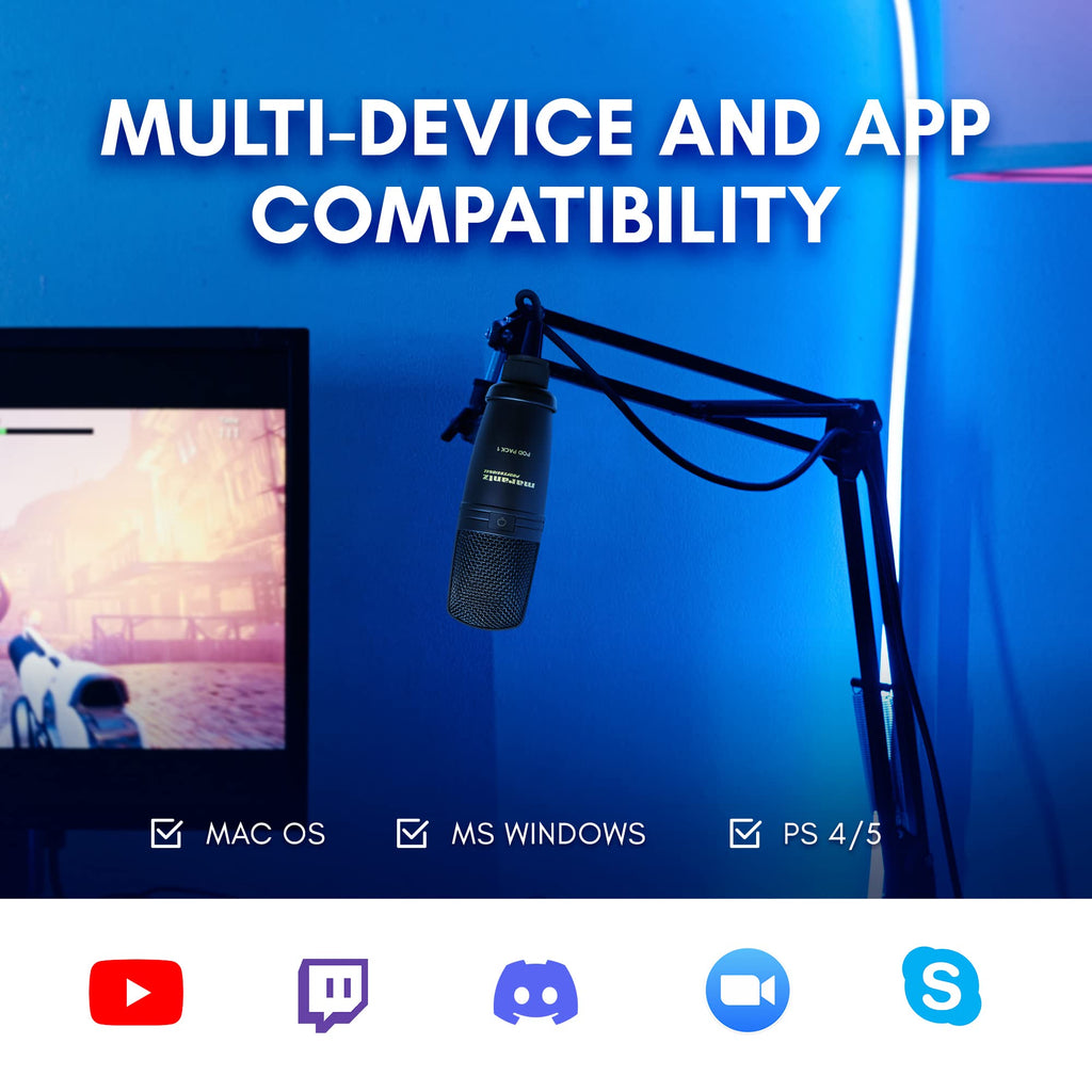 USB Microphone with Boom Arm D589602