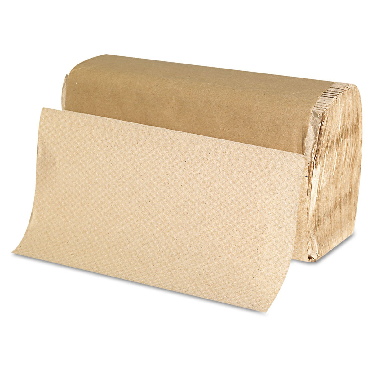 Singlefold Paper Towels, Natural, 250/Pack, 16 Packs/Carton U96384