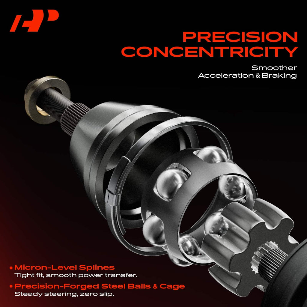 Set of 2 Front CV Axle Shaft Assembly B201