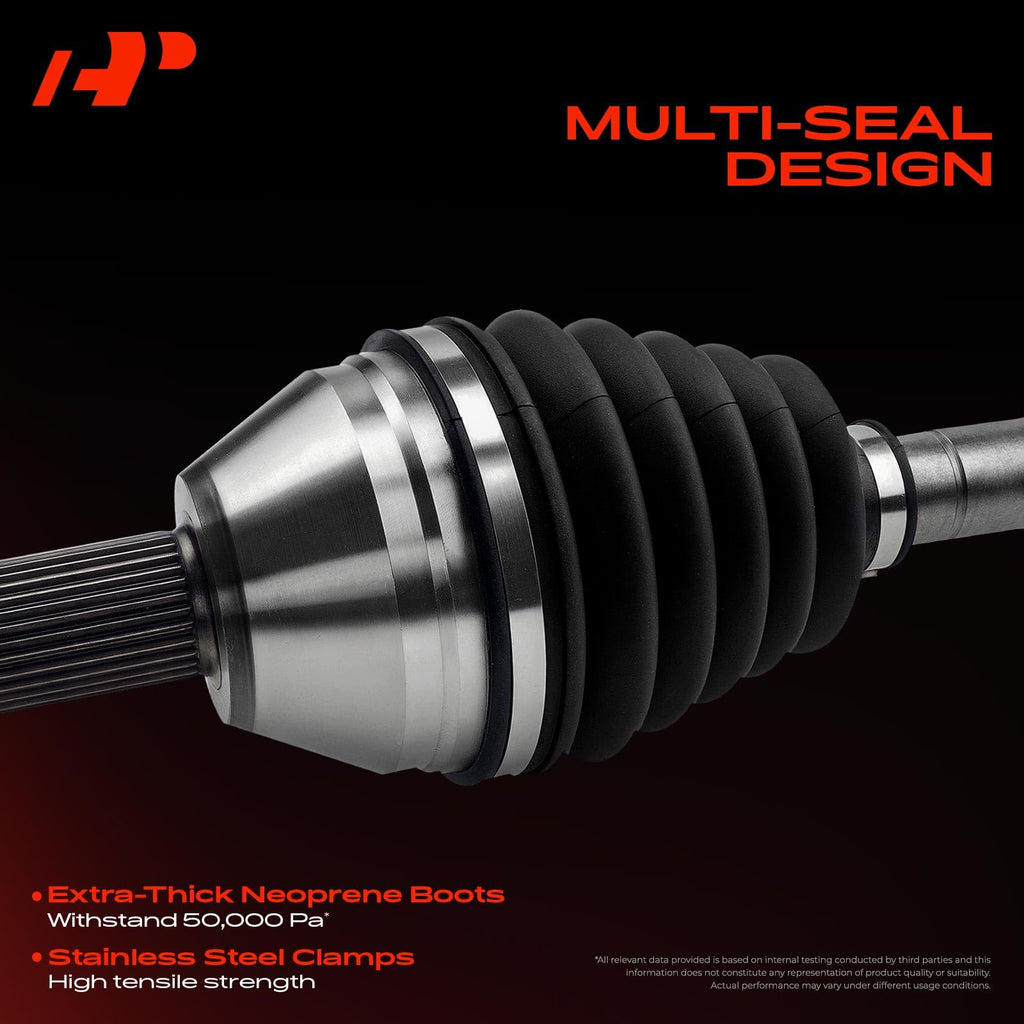 Set of 2 Front CV Axle Shaft Assembly B201