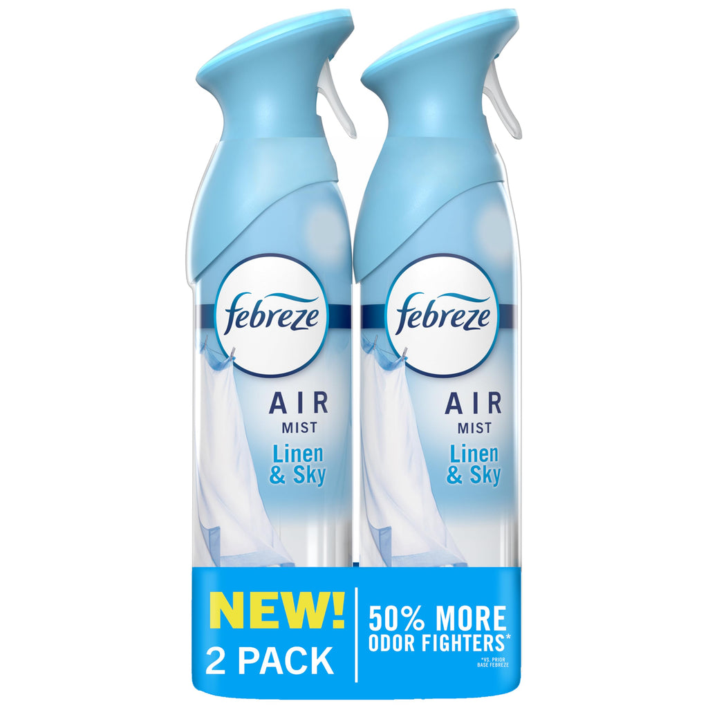 Air Freshener Spray Linen & Sky Scent 8.1oz Pack of 2 Z732