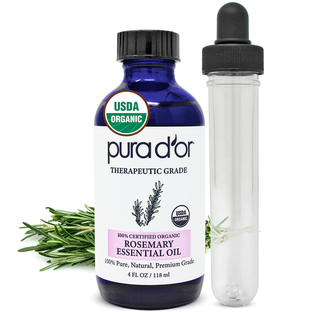 Organic Lavender & Rosemary Essential Oils Bundle 4oz Each T68480