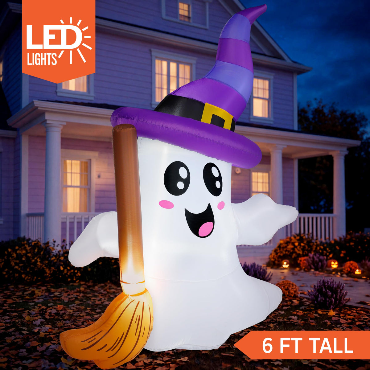 Halloween Inflatables Ghost Outdoor Decorations with LED D831