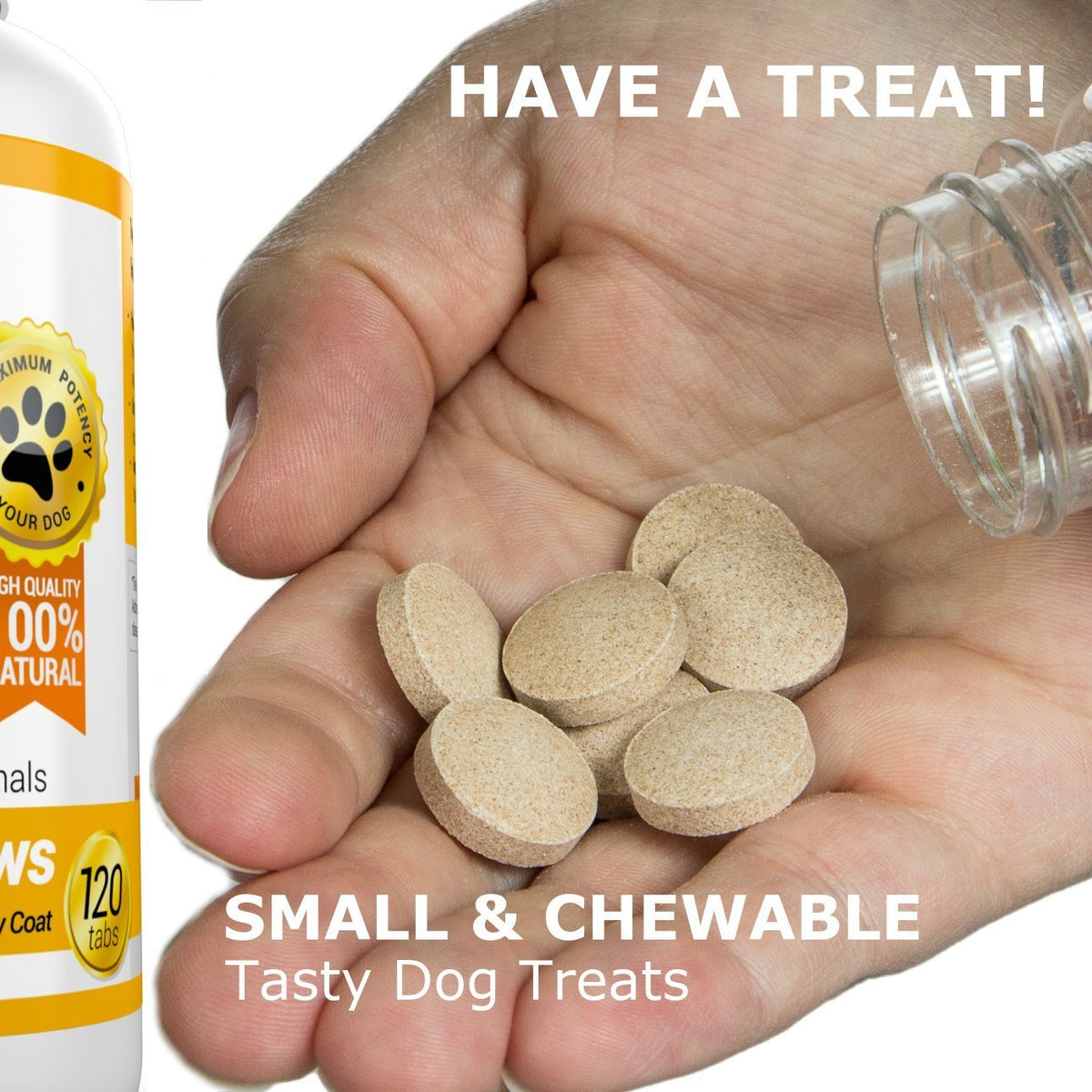 Omega-3 Fish Oil and Turmeric Curcumin Chews for Dogs W445