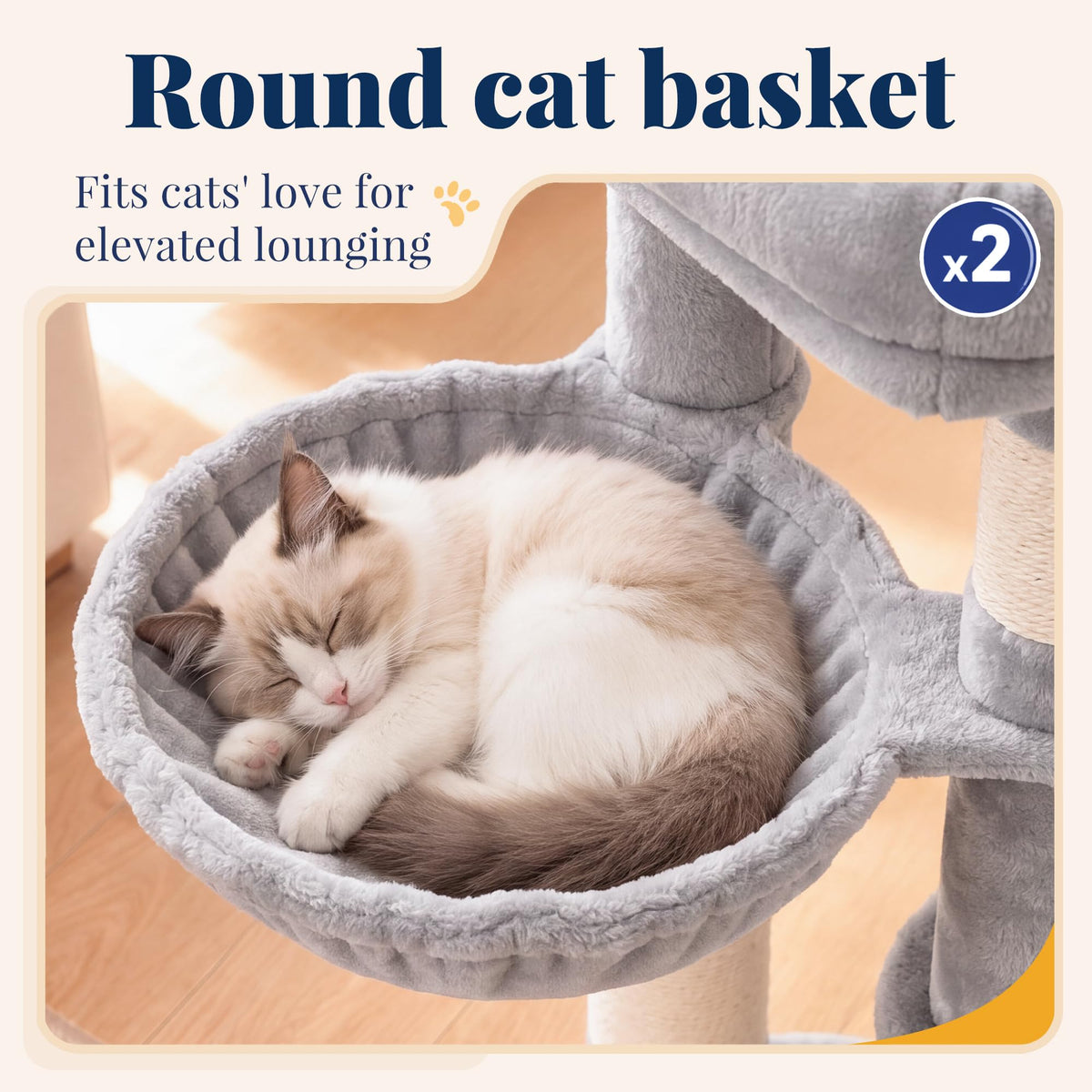 Cat Tree Tower with Extra Large Platform J69858