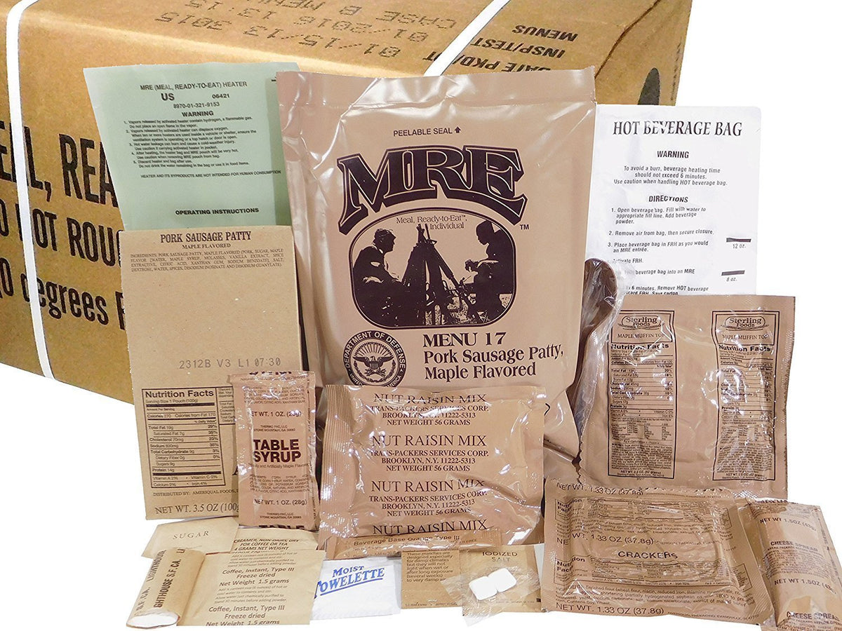 12 Meals Military Surplus Meal Ready to Eat A1838