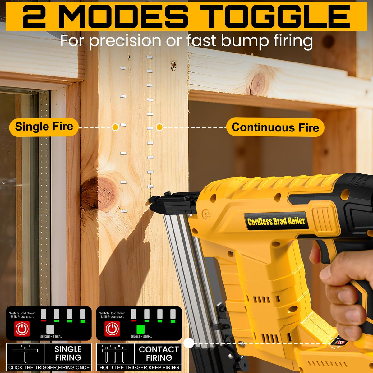 18 Gauge Cordless Brad Nailer & Staple Gun N7046