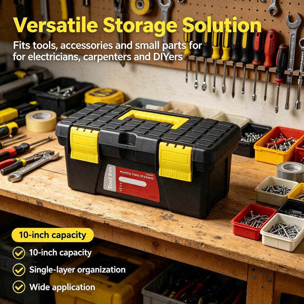 10 Inch Plastic Storage Tool Box I38102