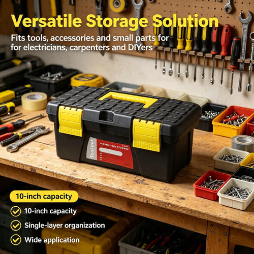 10 Inch Plastic Storage Tool Box I38102