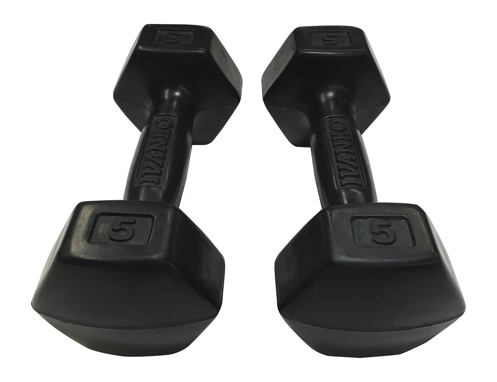 5 lbs Rubber Dumbbells Pair S951712