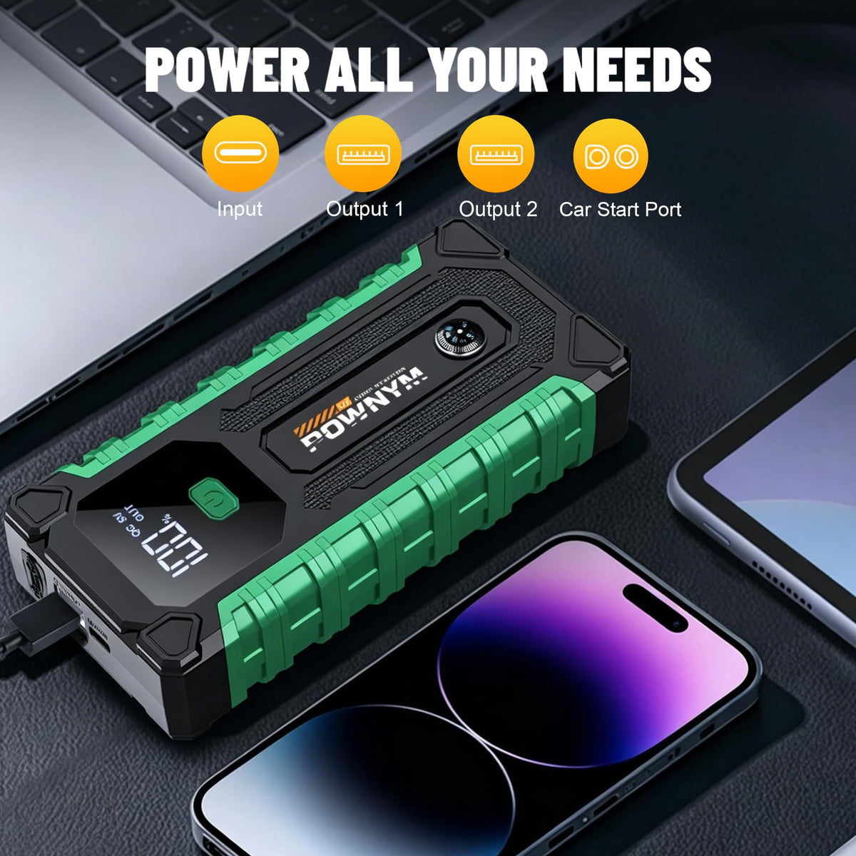 12V Battery Booster Pack with LED Light L877684
