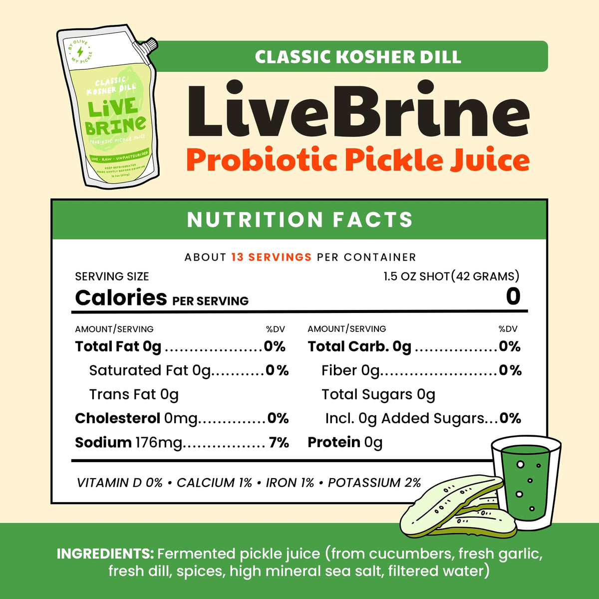 Probiotic Pickle Juice 12pk I835