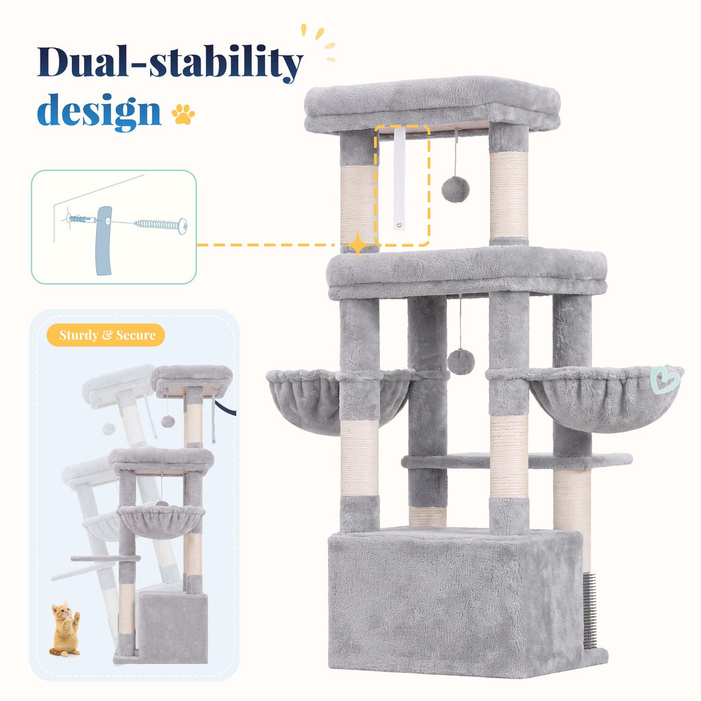Cat Tree Tower with Extra Large Platform J69858