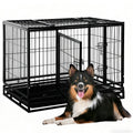 48 inch XXL Heavy Duty Dog Kennel with Wheels E893