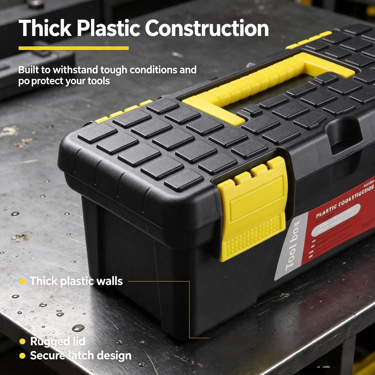10 Inch Plastic Storage Tool Box I38102