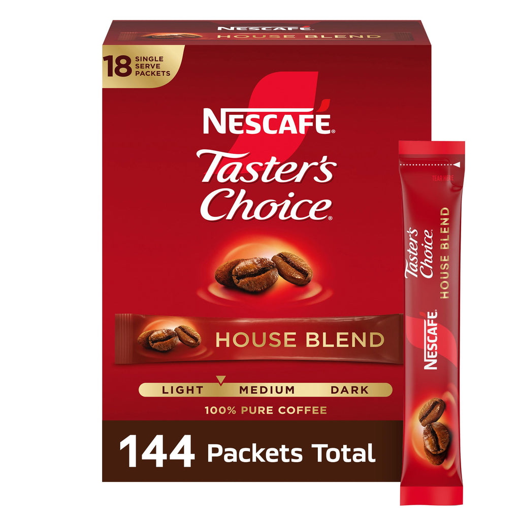 Instant Coffee Packets Light Medium Roast 144 Packets O32368