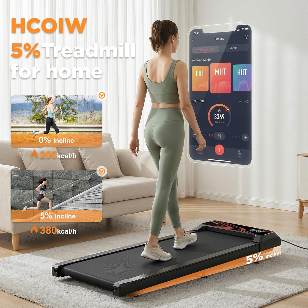 2.5HP Portable Compact Treadmill with Incline and Remote Y91438