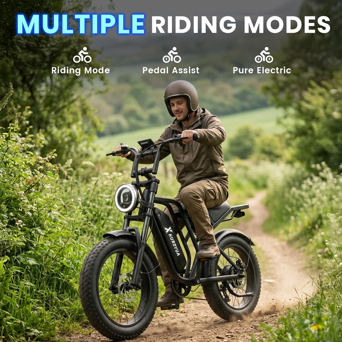 1500W Electric Bike with 48V 15Ah Removable Battery C8939