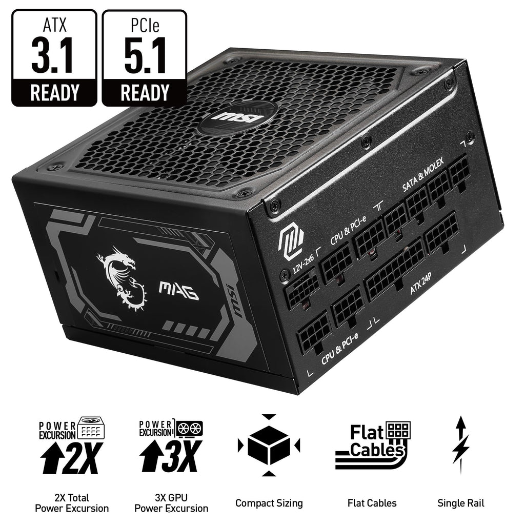 Fully Modular Compact 1000W Power Supply, 80+ Gold A4789