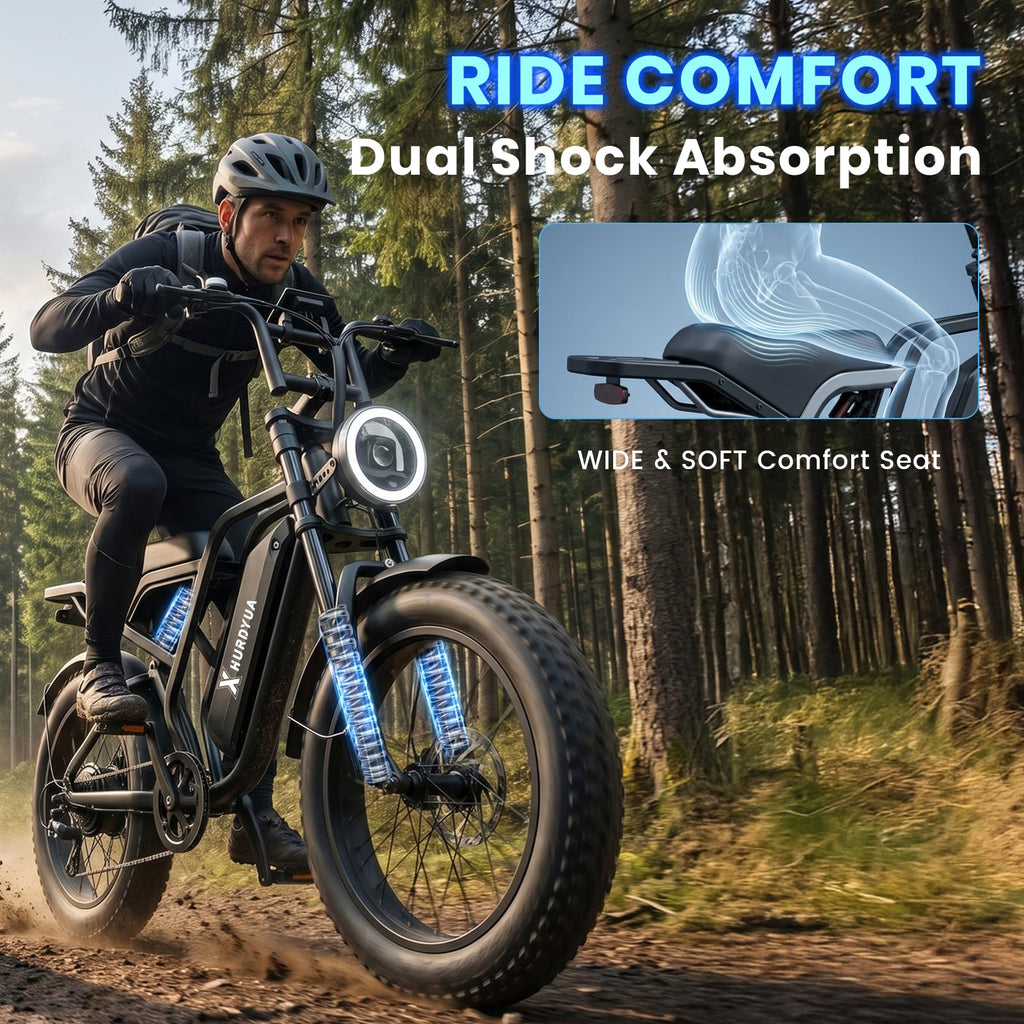1500W Electric Bike with 48V 15Ah Removable Battery C8939